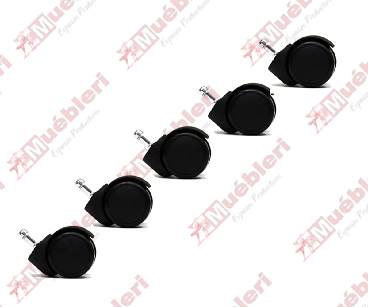 Ruedas para sillas de oficina - Kit ruedas Trafic
