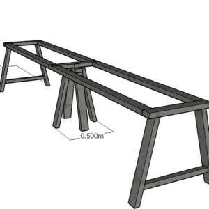 Base mesa de juntas presidencial Esparta para mesas de gran formato